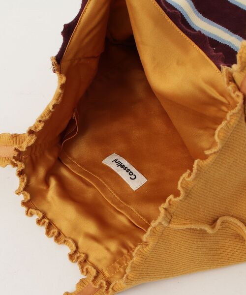 「Casselini」 トートバッグ - イエロー レディース_画像4