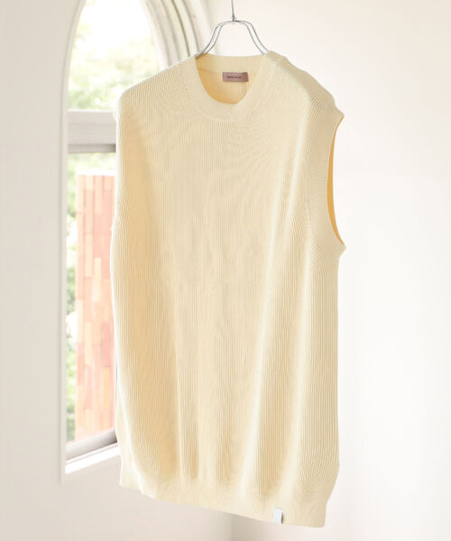 ポイント10倍 ベスト Beams Lights プレミアム シルケット エッジ ニットベスト 最先端 Www Muslimaidusa Org