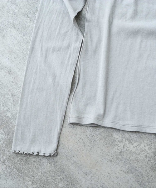 tシャツ 60/-強撚ストレッチフライス　クルーネックプルオーバー レディース yuni tシャツ 60/-強撚ストレッチフライス クルーネックプル