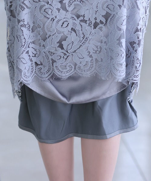 PourVous（プールヴー） ドレス ロング＆七分袖フォーマルIライン