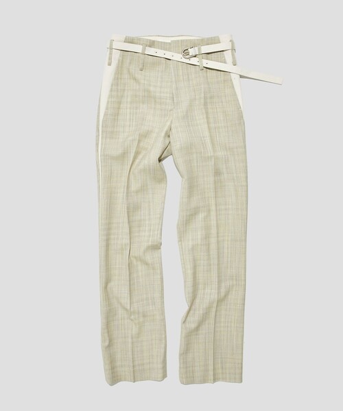 スラックス 「beautiful people /ビューティフルピープル」wool silk suiting teddy tight pants/ウー