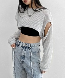 カットアウトトップス カットアウトトップス（カットソー/Tシャツ）｜ánuans（ア