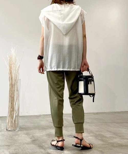 パンツ ポンチスリット入りジョガーパンツ レディース : ZOZOTOWN