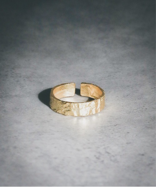 NO WAY 指輪 リング /sterling silver/フリーサイズ 錆槌目リング