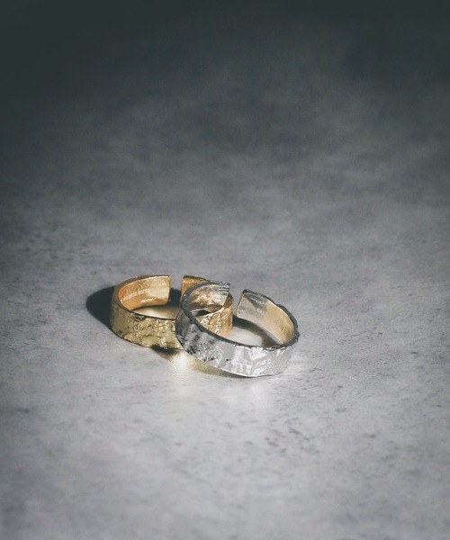 NO WAY 指輪 リング /sterling silver/フリーサイズ 錆槌目リング