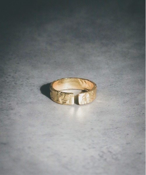 NO WAY 指輪 リング /sterling silver/フリーサイズ 錆槌目リング