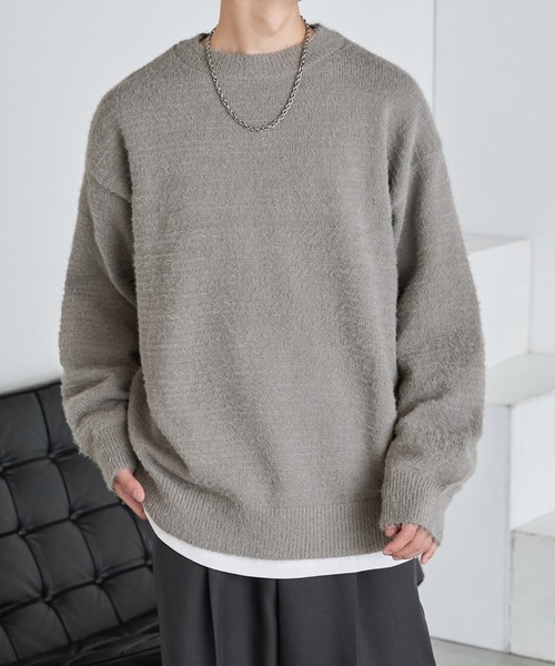 Anchor Smith（アンカー スミス） セーター ニット ルーズ シャギー