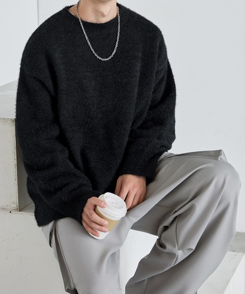 Anchor Smith（アンカー スミス） セーター ニット ルーズ シャギー