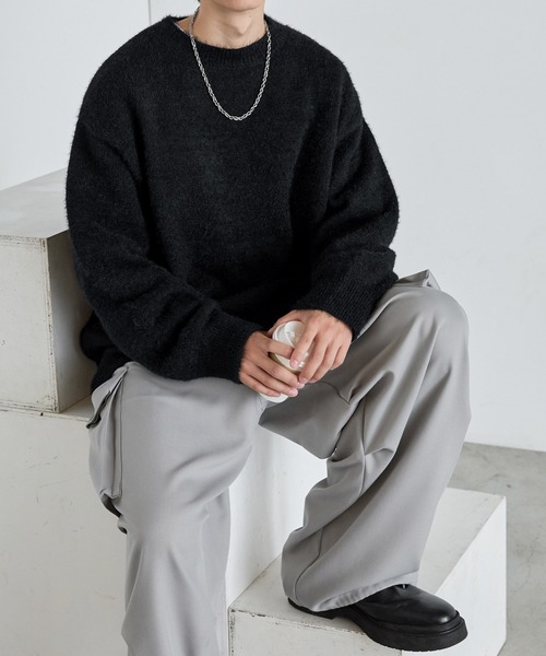 Anchor Smith（アンカー スミス） セーター ニット ルーズ シャギー