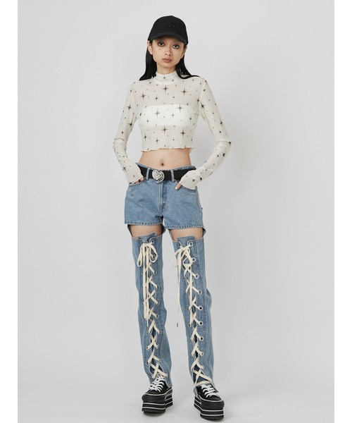 Kicks Lace Up Pants パメオポーズ Mサイズ