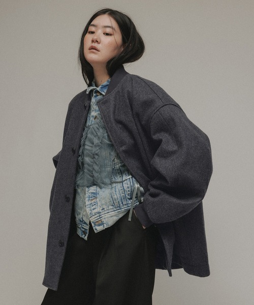 M TO R スタジャン 「OUTER」LOOSE STADIUM JACKET UNISEX