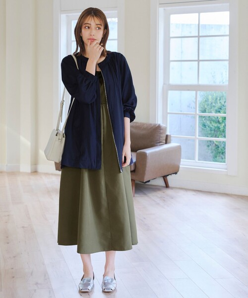 Tiaclasse セットアップ 「2点セット・洗える」 ハーフジッププル