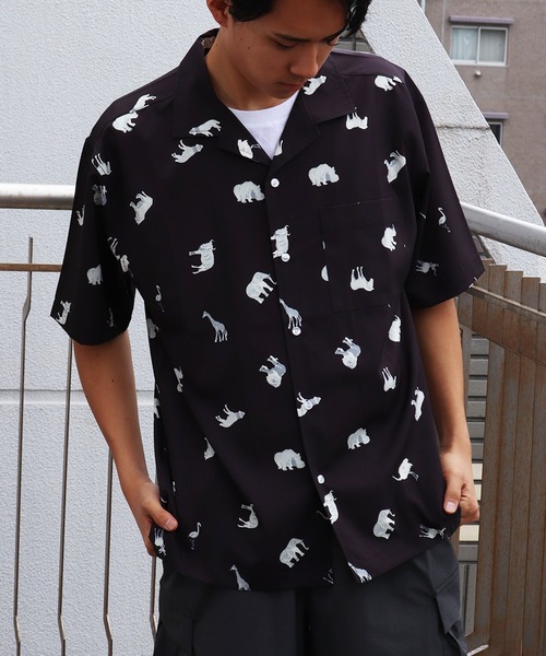 WESTSEA（ウエストシー） アロハシャツ シャツ 半袖 ストレッチ