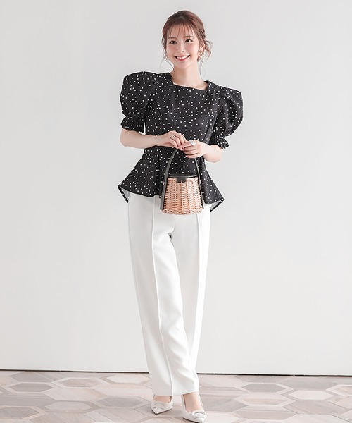 fitmore Kazuha＆Yurinaコラボ！ボリュームブラウス Fit more（フィットモア） ブラウス シャツ 「ZOZO限定商品