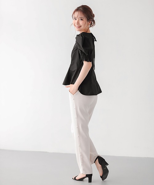 fitmore Kazuha＆Yurinaコラボ！ボリュームブラウス Fit more（フィットモア） ブラウス シャツ 「ZOZO限定商品