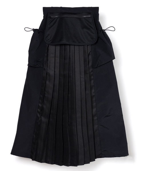 スカート APRILE LONG SKIRT fringe denim stretch mermaid long skirt/フリンジデニム
