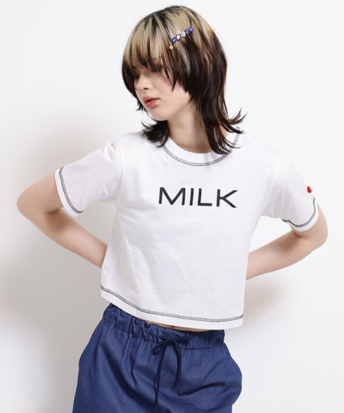 MILK（ミルク） tシャツ MILK SUMMER Tシャツ レディース : ZOZOTOWN