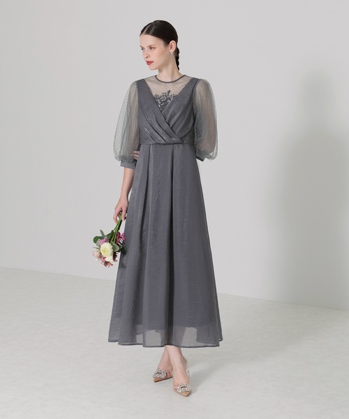 Leja」 半袖ワンピース MEDIUM グレー レディース : 82322732 