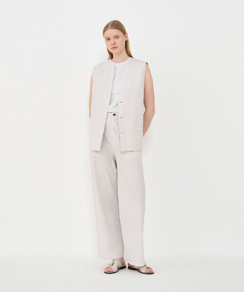 GALERIE VIE（ギャルリー ヴィー） ベスト ジレ コットンサッカー ジレ