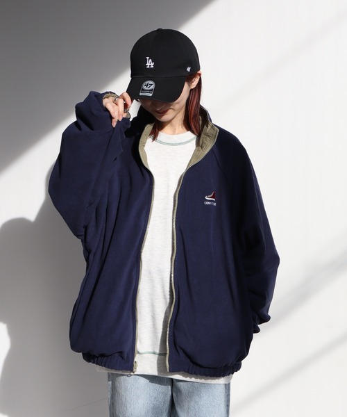 90s CONVERSE コンバース ナイロンジャケット ネイビー L CONVERSE ナイロンジャケット 「CONVERSE/コンバース」ナイロン