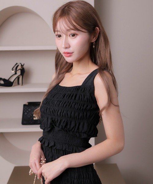 Glam Lips シャーリングレイヤード Camisole セット Glam Lips シャーリングレイヤード Camisole セット｜Yahoo