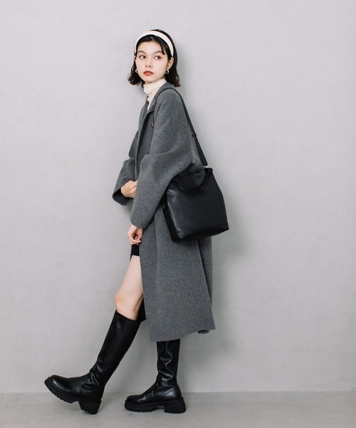 Beau're（ヴュレ） ショルダーバッグ バッグ BEAURE カウレザー テープ