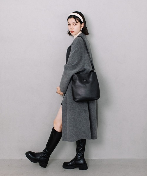 Beau're（ヴュレ） ショルダーバッグ バッグ BEAURE カウレザー テープ