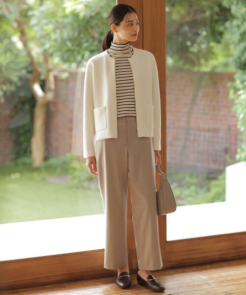 カーディガン 「洗える」BOUCLE ニット アウター レディース カーディガン 「洗える」BOUCLE ニット アウター レディース