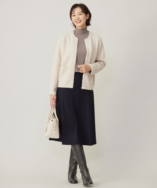 カーディガン 「洗える」BOUCLE ニット アウター レディース J.PRESS カーディガン 「洗える」BOUCLE ニット アウター