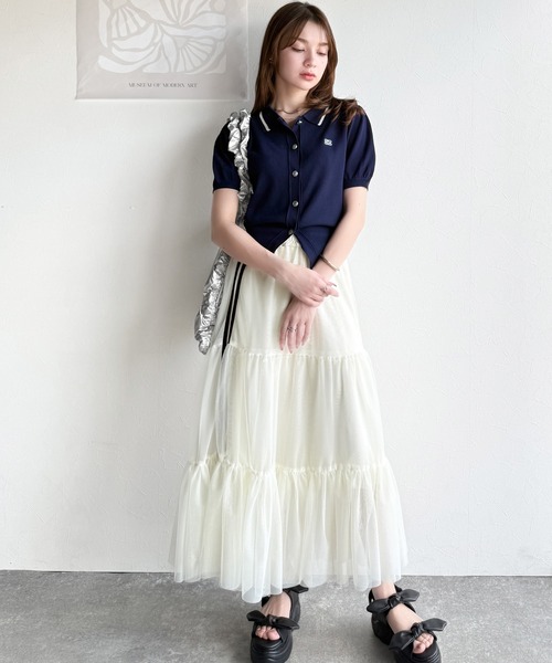mily bilet トートバッグ 「mily bilet」愛らしさNo1。ドロストリボン