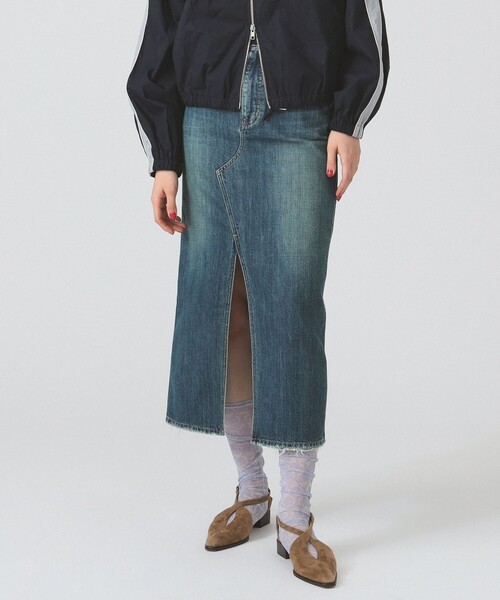 美品 レッドカード×ビームス　別注　 2way 巻きスカート デニム　25 BEAMS（ビームス）【別注】RED CARD TOKYO / Rhythm Zip 25SS