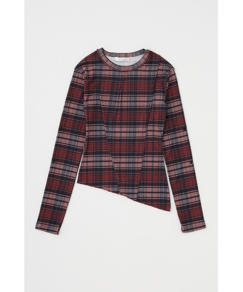 MOUSSY（マウジー） tシャツ TUCK CHECK トップス レディース
