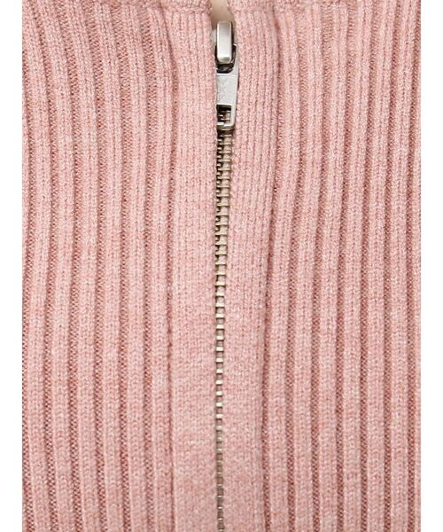 RESEXXY ニット セーター ジップデザインクロップドニットトップス