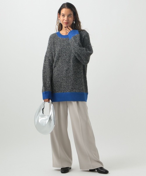 BAYFLOW（ベイフロー） ニット セーター ミックスヤーンバイカラー