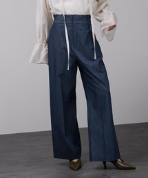 サロンアダムエロペ　スタイルアップパンツ SALON adam et rope'（サロン アダム エ ロペ） uvカット スラックス