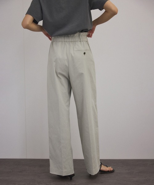 サロンアダムエロペ　スタイルアップパンツ SALON adam et rope'（サロン アダム エ ロペ） uvカット スラックス