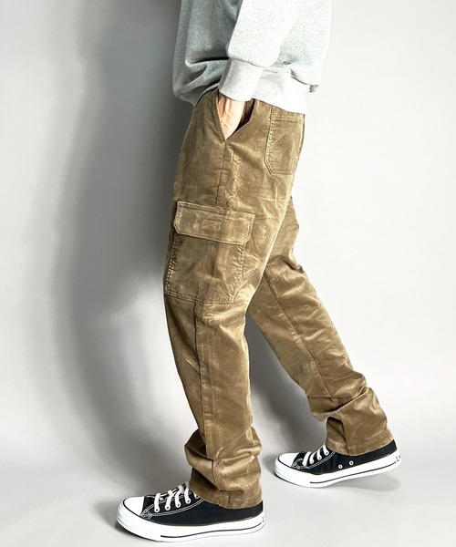 BRIEFING ビッグ ビート カーゴジョガーパンツ オリーブ L BEATJIVE（ビートジャイブ） カーゴパンツ カーゴパンツ コーデュロイ