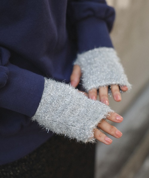 Casselini（キャセリーニ） アームカバー 「Casselini」ラメフェザー