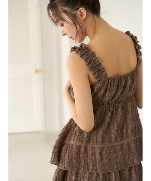 SNIDEL HOME パジャマ ルームウェア フリンジチュニック