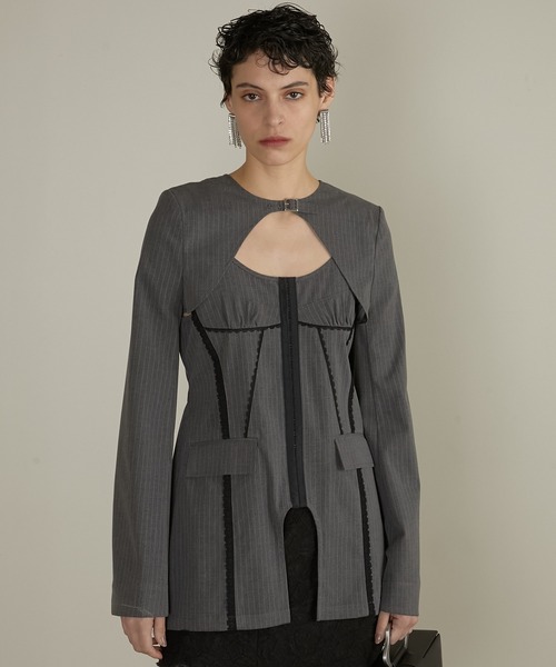 新品未使用　PRANK PROJECTランジェリーボレロジャケット ランジェリーボレロジャケット / Lingerie Bolero Jacket（テーラード