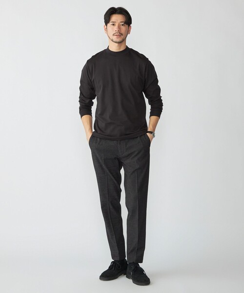 SHIPS: WONDER デニムライク スラックス　Lサイズ／未使用タグ付き SHIPS スラックス 「WEB限定」SHIPS: WONDER デニムライク