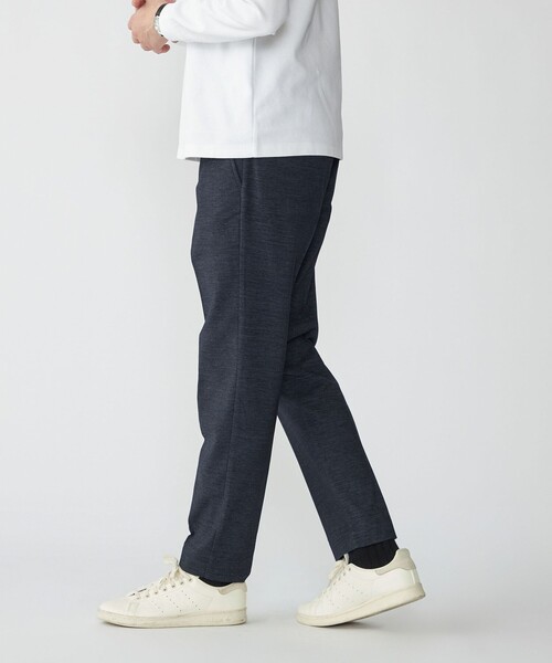 SHIPS スラックス 「WEB限定」SHIPS: WONDER デニムライク 裏