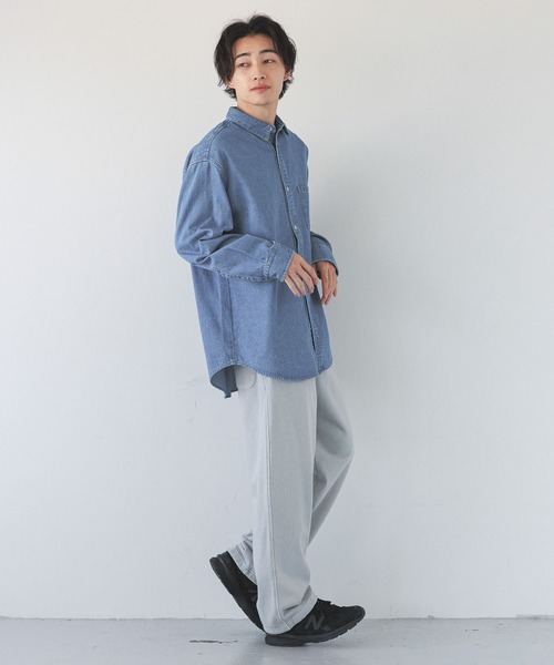 LOWRYS FARM シャツ デニムカコウシャツ 289059 メンズ
