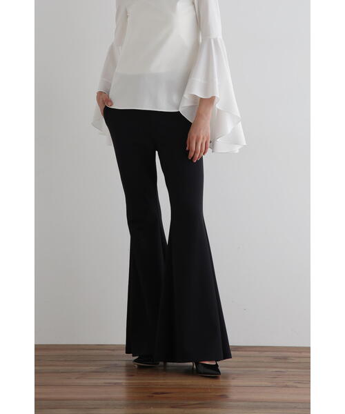 LE PHIL（ル フィル） パンツ ハイストレッチ裏起毛フレアパンツ