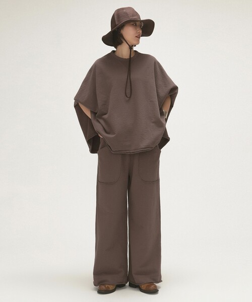 BEAMS BOY スウェットパンツ ジャージ maturely / ヘム カット