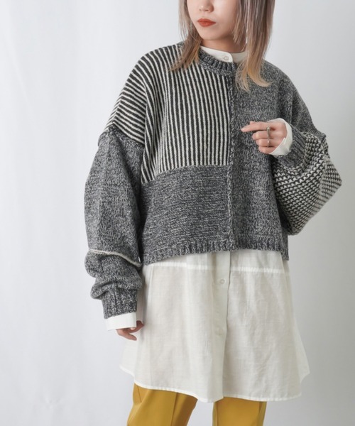 「LADY LUCK LUCA」 長袖ニット - グリーン レディース_画像3