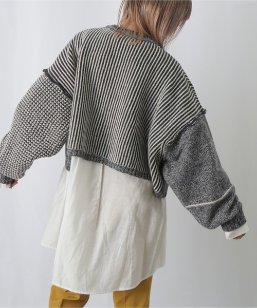 「LADY LUCK LUCA」 長袖ニット - グリーン レディース_画像6