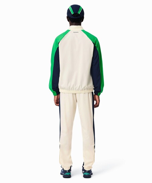 CHEMISE LACOSTE ジャージセットアップ LACOSTE ジャージ 配色切り替えセットアップトラックスーツ