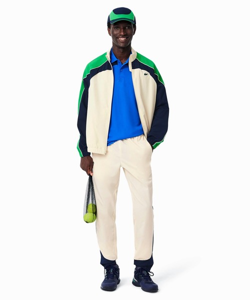 LACOSTE ジャージ 配色切り替えセットアップトラックスーツ