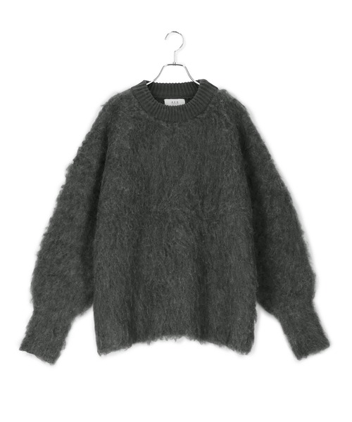 ADAM ET ROPE'（アダムエロペ） 長袖ニット FREE チャコールグレー